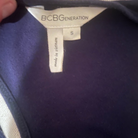 BCBGeneration Navy Blue Racerback Tank Top - Picture 2 of 10